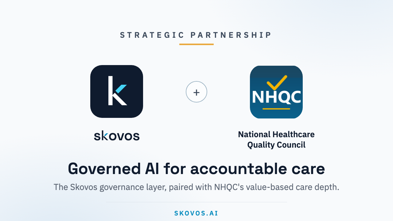 Skovos and the National Healthcare Quality Council Partner to Bring Governed AI to Accountable Care
